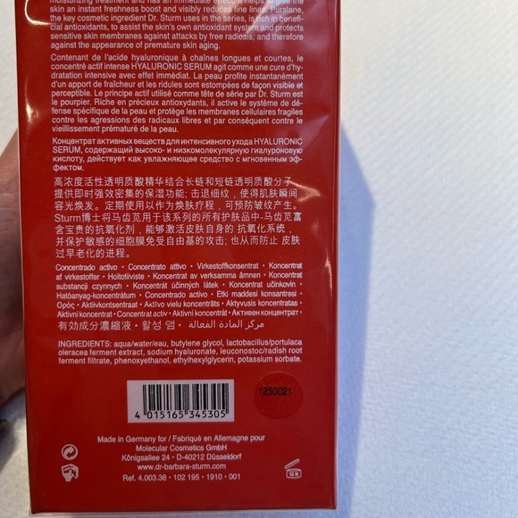 Dr Barbara Sturm Jumbo Hyaluronic Serum - Picture 4 of 6
